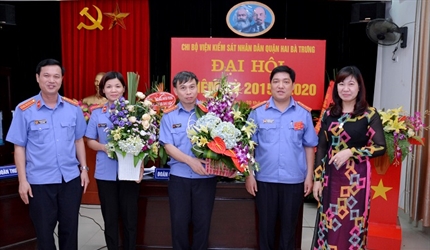 Chi bộ Viện kiểm sát nhân dân quận Hai Bà Trưng tổ chức thành công Đại...